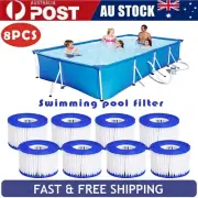 8x Spa Hot Tub Filter Cartridge Compatible For Lay-Z-Spa Intex Type VI Bestway