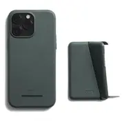 Bellroy Leather Mod Case & Wallet iPhone 15 Pro - Everglade