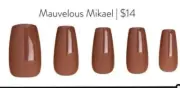 Red Aspen MAUVELOUS MIKAEL GLUE ON Manicure Nail PRESS ON