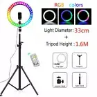 13'' Selfie Ring Light with Tripod Stand Phone Holder&Remote for iPhone Android