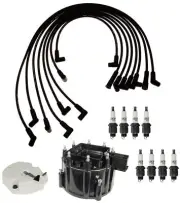 ACDelco Ignition Kit Distributor Rotor Cap Wire Spark Plugs For Cutlass Cruiser