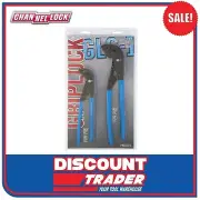 Channellock 2 Piece GripLock® Plier Set Multi Grip 10” GL10 12” GL12 GLS-1