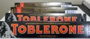 4 X 100g TOBLERONE SWISS Dark Chocolate Honey ALMOND NOUGAT 3.5 oz. Each