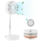 Portable Standing Fan Foldable Oscillation Telescopic Floor Fan Support 4 W6G5