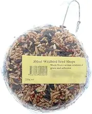 Wild Bird Disc Seed Shape 220g Bird Food Treat Mixture Grains Feed Ready to Eat
