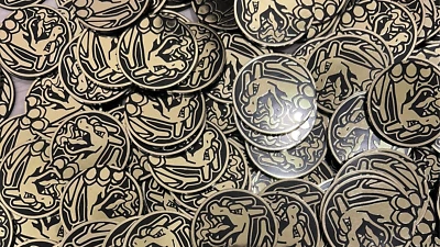 Pokemon TCG Official Coins - Charizard Gold Jumbo Coins x100!