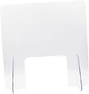 HORIALENCE Sneeze Guard Protective Shield Panel Divider Screen for Table Transparent Barrier for Safe Transactions and Communication Easy to Resistant