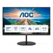 AOC Q27V4EA LED display 68.6 cm (27") 2560 x 1440 pixels 2K Ultra HD Black