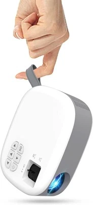 Mini Projector, 1080P Full HD Supported Portable Projector, 4000 Lumens