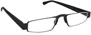 I-Mag Executive Slim Metal Reading Glasses with Slide Open Hard Case