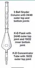 Corning Pyrex Borosilicate Glass Replacement Flask for Kuderna-Danish Apparatus