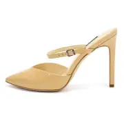 Womens Nine West Tips 3 Pointed Toe Mule Heels