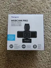 Targus Webcam Pro 1080P HD Camera 360 Rotation, Integrated Mic - Windows | MacOs