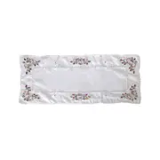 Victoriana White Applique Embroidered Table Runner 40 x 90 cm