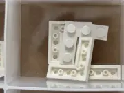 LEGO Parts - White Plate 3 x 3 Corner - No 77844 - QTY 5