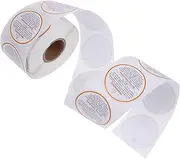 500Pcs Candle Warning Decal Stickers Removable Safety Labels for Candle Jars Warning Stickers with Instructions for DIY