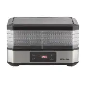 Heller Digital Food Dehydrator Stainless Electric Preserver Fruits Jerky 5 Trays