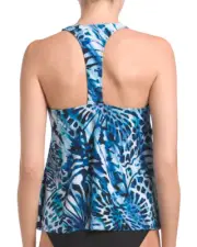 NEW MAGICSUIT MIRACLESUIT Two Piece TANKINI SWIMSUIT 10 $150 Monarch Taylor Blue