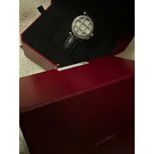 Cartier pasha 法國限定滿鑽面盤 井字後鑲鑽錶 36mm 機械錶