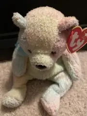 TY Beanie Babies MELLOW the Multi-Colored Teddy Bear - NWT