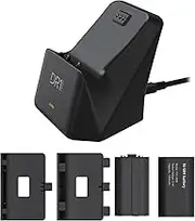 Xbox Charger - PowerSetX Charging Station & Battery for Xbox One X/S, Series X/S - 1200 mAh Smart Battery - Accessories for Xbox Wireless Controller
