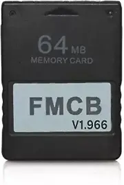 FreeMcBoot FMCB 1.966 PS2 Memory Card 64MB for Sony Playstation 2 PS2,Just Pl...