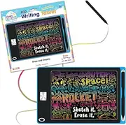 Magic Sensory LCD Writing Tablet for Kids – 8.5" Drawing Tablet for Writing, Drawing, Doodling and Learning – Reusable, Mess-Free and Portable Children’s Toy for Travel, School or Home – Blue Star