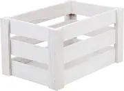 PRETYZOOM Retro Wooden Crate Vintage Style Box for Household Storage Multi Function Sundries Organizer Design for Home Decor and Clutter Management