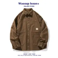 在飛比找ETMall東森購物網優惠-WASSUP ISSUE復古鉚釘長袖襯衫