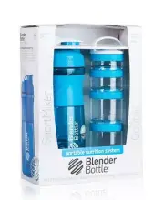 BLENDER BOTTLE SPORTMIXER COMBO SET PACK (FULL COLOUR) 28 OZ-AQUA