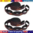 5x2pcs Hammock Strap Outdoor Camping Tree Hanging Load Bearing Rope(Orange)