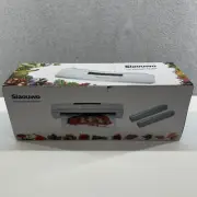 Slaouwo Food V2 Vacuum Sealer White New In Box CTO5OVS02 Food Prep Kitchen Chef