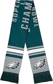 FOCO Philadelphia Eagles NFL Super Bowl LIX Champions Acrylic Scarf