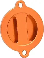 BHyuerndgh Oil Filter Cover Cap Oil Cap Compatible with Duke 125 200 390 1050 1090 1190 1290 Super Adventure R S T 690 Supermoto R SMC 790 890(Orange)