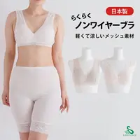 在飛比找樂天市場購物網優惠-日本製 SIGNALACE 無鋼圈 吸汗速乾 抗菌加工 女胸