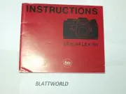 LEICA LEITZ LEICAFLEX SL INSTRUCTION MANUAL NEW GUIDE BOOK GENUINE ORIGINAL