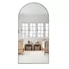 Black Arch Arched Leaner free standing full length mirror 1700 x 760mm