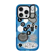 iPhone 16 Pro Impact Ring Stand Case MagSafe Compatible LOVE STICKER 02