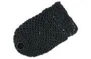 Quality Deluxe Nylon BLACK Pool Snooker billiard Table Pockets Nets Set