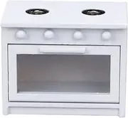 Abaodam Modern Mini Stove Boys and Girls' Dollhouse Accessory Educational Toy Safe Mini Kitchen Set Wooden Cooking Stove
