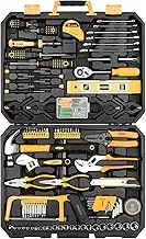 DEKOPRO 168 Piece Socket Wrench Auto Repair Tool Combination Package Mixed Tool Set Hand Tool Kit with Plastic Toolbox Storage Case