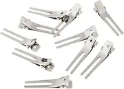Tadill 10pcs Double Tinking Metal Clips Grinding Hair