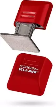 CarbonKlean ScreenKlean Tablet Cleaner Carbon MicrofiberTech Injected Red 1Count