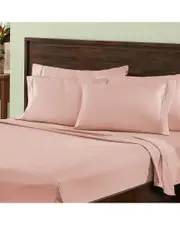 Superior Premium Plush 1000 Thread Count Solid Deep Pocket Cotton Rich Bed Sheet Set