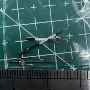 Watch Hands Silver Trim for Ronda 5030.D Quartz Watch Movement P1-H5-NO8