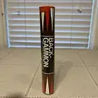Vintage Skor-mor Back Gammon board game travel tube New old stock