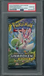Pokemon PSA 10 Gem Mint Unbroken Bonds Pack Gardevoir & Sylveon