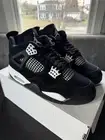 Air Jordan 4 Retro White Thunder FQ8138-001 Sizes 12.5, 13, 14