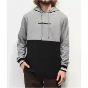 The Hundreds Mens Sub Skate Hoodie Pullover Grey/Black L NEW NWT Surf Streetwear