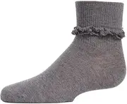 Girls Ruffle Socks | Eyelet Anklet Ruffle Socks by MeMoi